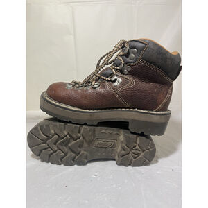 Y2K Candies Leather Boots Shoes Womens 6 Brown 90’s Y2K Vtg Grunge Granola Girl